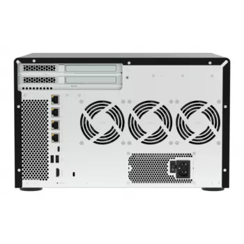 QNAP TVS-h1277AX-R5-16G 12-bay QuTS hero NAS, 8x 3.5 SATA + 4