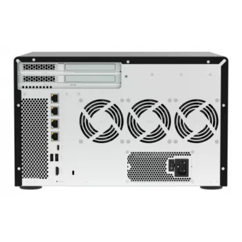 QNAP TVS-h1277AX-R5-16G 12-bay QuTS hero NAS, 8x 3.5 SATA + 4