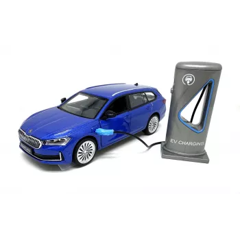 PULIO 1:35 Skoda Superb Combi die-cast modelauto met licht en geluid