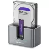Qoltec 2in1 HDD SSD dockingstation SATA M.2 NVMe met kloonfunctie, USB-C 3.2 Gen 2, 10Gbps, tot 28TB, aluminium