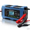 Qoltec 52669 intelligente batterijlader 12V 6A met reparatiefunctie voor AGM GEL LiFePO4