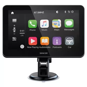 SENCOR SCT M760BWT 7 inch draadloze CarPlay Android Auto 2-DIN multimedia-ontvanger met achteruitrijcamera-ingang