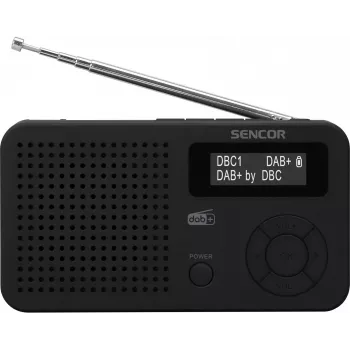Sencor SRD 7210B DAB+ radio FM/BT/USB - zwart
