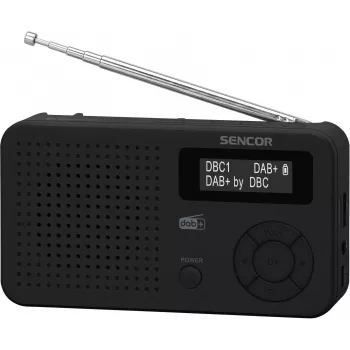 Sencor SRD 7210B DAB+ radio FM/BT/USB - zwart