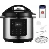 CONCEPT CK8001 multikoker, 5L, 900W, 10 programma's, LED, antiaanbaklaag keramische pan, uitgestelde start, warmhoudfunctie, zwart/zilver