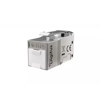 DIGITUS keystone-module Cat. 6A, afgeschermd, gereedschapsloos, RJ45, zilver