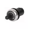 Eaton M22-R10K potentiometer voorpaneel, 10 kOhm, lineair verloop, enkelvoudige draai, voorpaneelmontage, IP66/IP67/IP69K