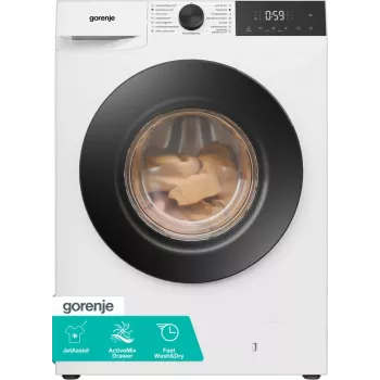 Gorenje WDG2PS954A1D2/PL wasmachine met droger, 9 kg wassen / 6 kg drogen, 1400 tpm, energie-efficiëntieklasse A, wit