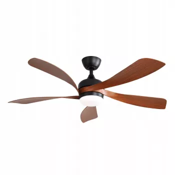 Extralink Grand Walnut 52 slimme WiFi-plafondventilator, walnoot, 132 cm, app-bediening