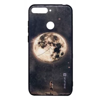 Evelatus Samsung Galaxy A7 (2018) hybride glas hoesje - Catching Dream