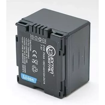 EXTRA DIGITAL Panasonic CGA-DU14 vervangende accu 7,2V 1360mAh Li-ion voor D-serie camcorder