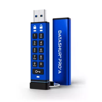 iStorage datAshur PRO+A 128GB USB 3 flashdrive, 256-bit (IS-FL-DA3A-256-128)
