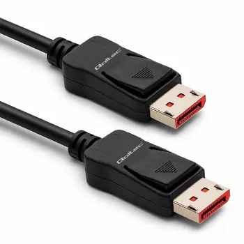 QOLTEC DisplayPort-kabel M/M V2.1 40G 0,5m