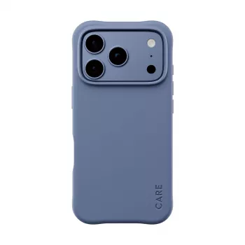 CARE by PanzerGlass Samba-hoes voor iPhone 17 Pro / 18 Pro – Shades of Blue, MagSafe, gerecycled TPU, antimicrobieel, 3,6 m valbescherming