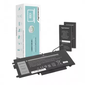 MOVANO accu K5XWW voor Dell Latitude 5289 7390 2-in-1 - 7300 mAh (55 Wh)