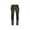 NO NAME TROUSERS MONTER M Heren werkbroek, 65% polyester 35% katoen, zwart/grijs, 9 zakken, kniebeschermingszakken, EN ISO 13688