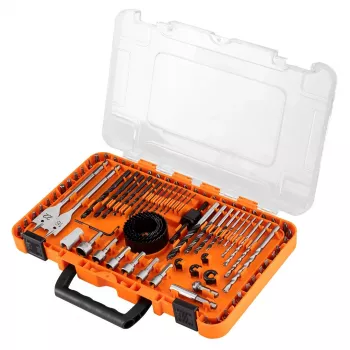 NEO TOOLS Boor- en bitset met doppen, 90 stuks