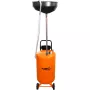 NEO TOOLS 10-810 mobiele olieopvangwagen, zwaartekracht, 70 L tank, pneumatische afvoer, 420 mm opvangbak, hoogteverstelbaar 1000-1600 mm