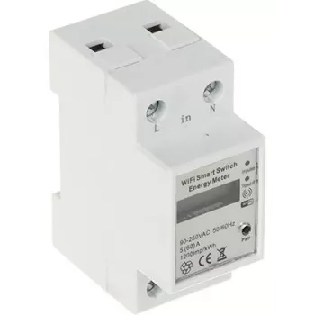 Slimme energiemeter Wi-Fi Tuya eenfasig 80A DIN-rail energiemonitor