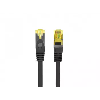 LANBERG Cat.6A S/FTP LSZH patchkabel 20m zwart – 10GbE, Fluke Passed, 26AWG puur koper