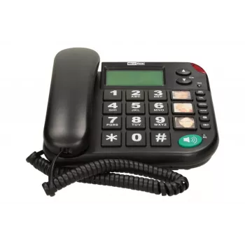 MAXCOM KXT 480 BB telefoon met LCD-display, zwart