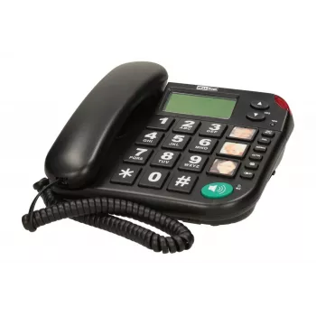 MAXCOM KXT 480 BB telefoon met LCD-display, zwart