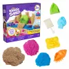 Kinetic Sand Beach Adventure set - 907g zand in 3 kleuren met vormpjes, gereedschap en speelbak