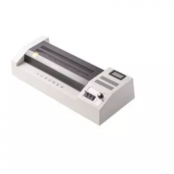 DELI kantoorlaminator E3895-EU A3 | 250 mm/min hetse-rollaminering, max. 125 micron, anti-jam, koudlamineren, zwart/zilver