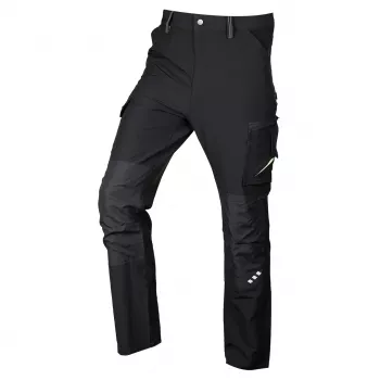 NEO TOOLS Mix&Match werkbroek, 4-way stretch, zwart-groen, maat XL
