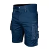 NEO TOOLS heren Mix&Match short met elastische band, marineblauw, XXL