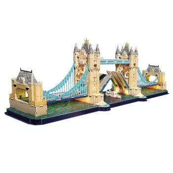 Cubic Fun 3D-puzzel Tower Bridge met LED