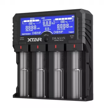 XTAR VP4L Plus Li-ion/Ni-MH/Ni-Cd 18650 Batterijlader