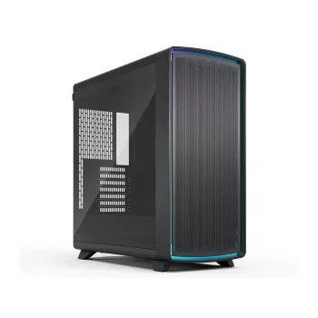 Fractal Design Summit Ambience Blackout TG Light Tint mid tower pc-behuizing (zwart/walnoot)