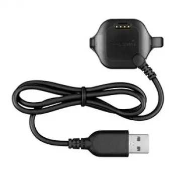 Garmin Forerunner 20/25 oplaadklem datakabel - 1m USB-A naar propriëtaire klem, zwart