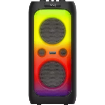 SENCOR Partycon WAVE 100W draagbare partyluidspreker met TWS, IPX4, LED en microfooningang