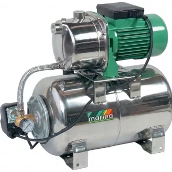 BOOST PUMP 1100W CAM 88/25X HL (MARINA) - 1100W zelfaanzuigende zijkanalpomp, max. opvoerhoogte 48m, debiet 4,8m³/h, 1 inch BSP, gietijzer