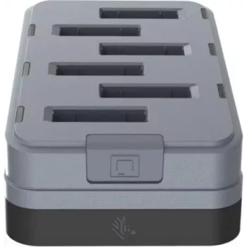 Zebra WS301 6-vaks vervangende acculader voor het laden van 6 accu's. Land - USB Type-C