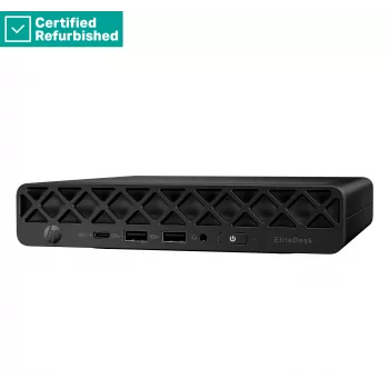 RENEW SILVER HP EliteDesk 8 G1i Mini - Ultra 9-285, 64GB, 1TB SSD, USB-muis, Win 11 Home, 1 jaar