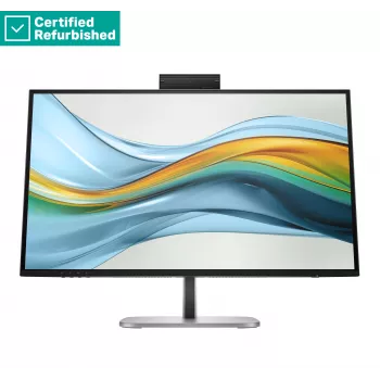 RENEW GOLD HP 527pm Series 5 Pro QHD conferentiemonitor - 27 2560x1440 QHD 350-nit 100Hz AG, IPS, USB-C(100W/15W)/HDMI/DP Daisy-Chain, 3x USB-A, luidsprekers, webcam, RJ-45 LAN, in hoogte verstelbaar/kantelbaar/zwenkbaar/draaibaar, 1 jaar (vervangt E27m)