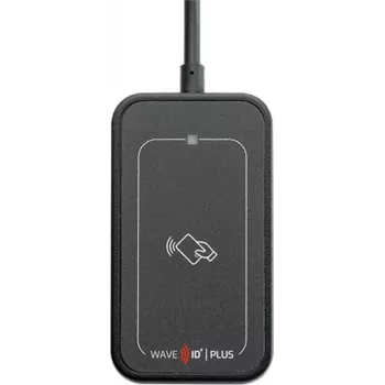 RF IDeas WAVE ID Plus zwart 5V Pin9 RS-232 RDR-80531BK5