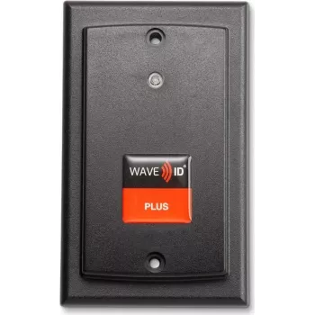 RF IDeas WAVE ID Plus SDK met iCLASS SE & Seos opbouw zwart USB-lezer