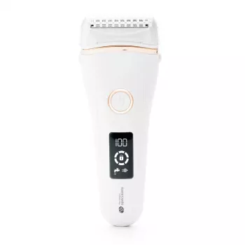 Rio SHLD-EU/1.2 Go Smooth nat- en droogscheerapparaat voor dames, wit