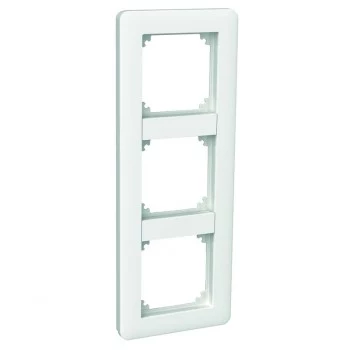 SCHNEIDER ELECTRIC EXXACT 3-voudig raam met brug, polarwit