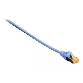 DIGITUS patchkabel - CAT6a - S/FTP - rastnasbescherming - Cu - 1 m - blauw