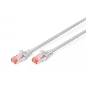DIGITUS CAT6 S/FTP patchkabel, 0,5 m, grijs