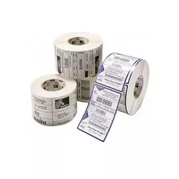 Zebra Z-Ultimate 3000T 3006628 etikettenrol, polyester, zilver, permanente lijm, 70 x 32 mm, kern van 25,4 mm, Ø 127 mm, 2370 etiketten/rol (28.440 per set)