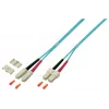 EFB Elektronik O0318.1 Duplex SC-SC OM4 glasvezel-patchkabel, 1 m, violet