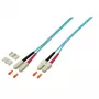 EFB Elektronik O0318.2 Duplex glasvezel-patchkabel, SC-SC, OM4 50/125 µm, LSZH, 2 m, violet