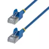 StarTech.com 2m Ultra Slim Cat6a Ethernet-patchkabel - blauw