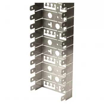 EFB Elektronik LSA-montagebak, 50 modules, Diepte 50 mm, Buigradius 25 mm, 2-pack